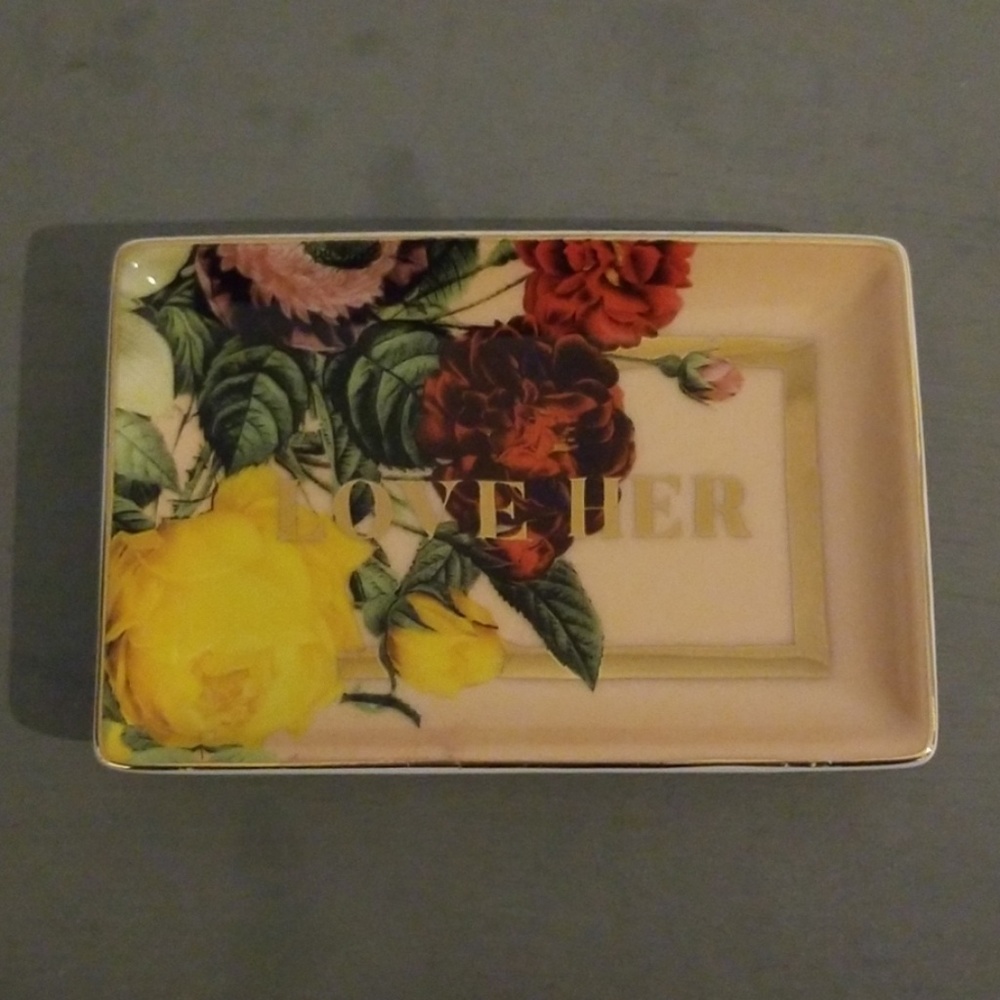 Jewelry plate for rings, earrings, necklaces etc